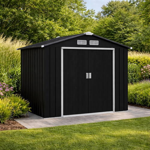 Abri de Jardin 2,5 m² en Acier 213x130x185 cm