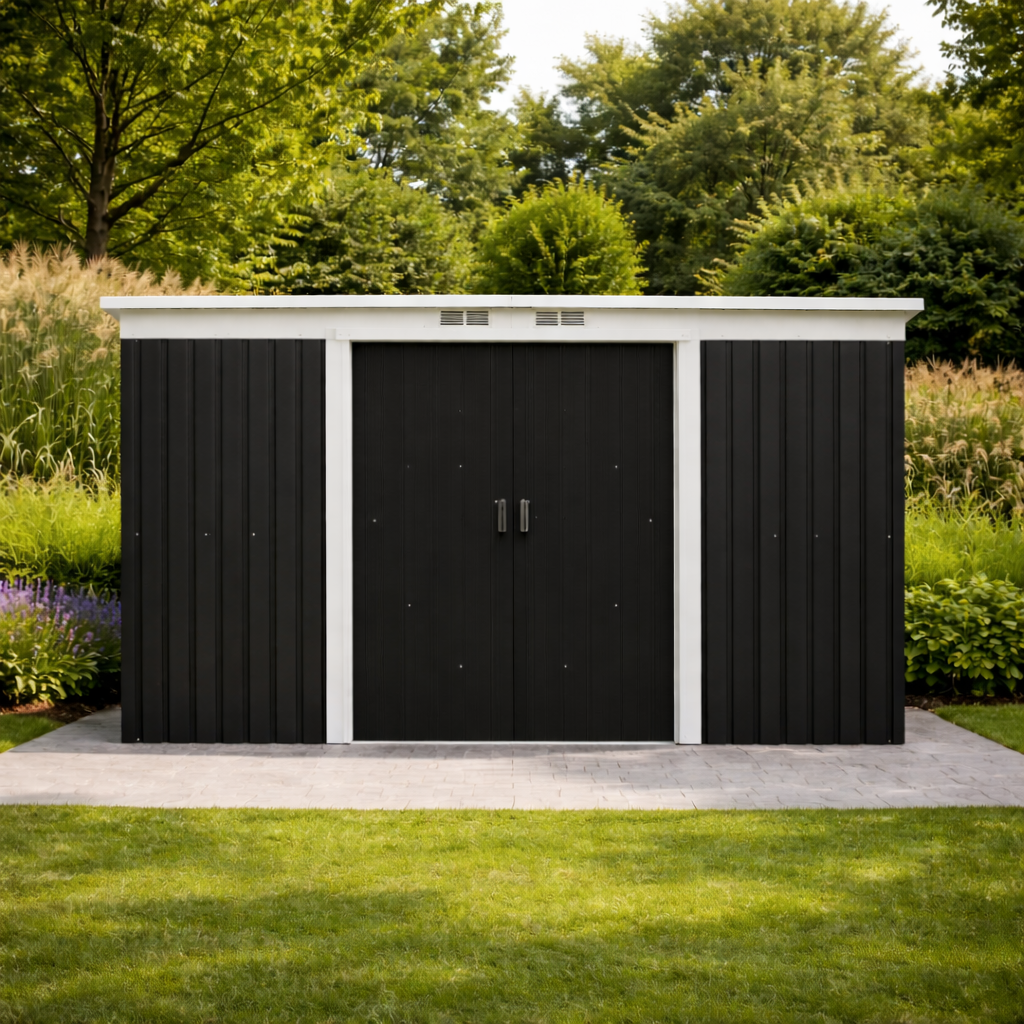 Abri de Jardin en Acier 3,6 m² 280 x 130 x 172 cm