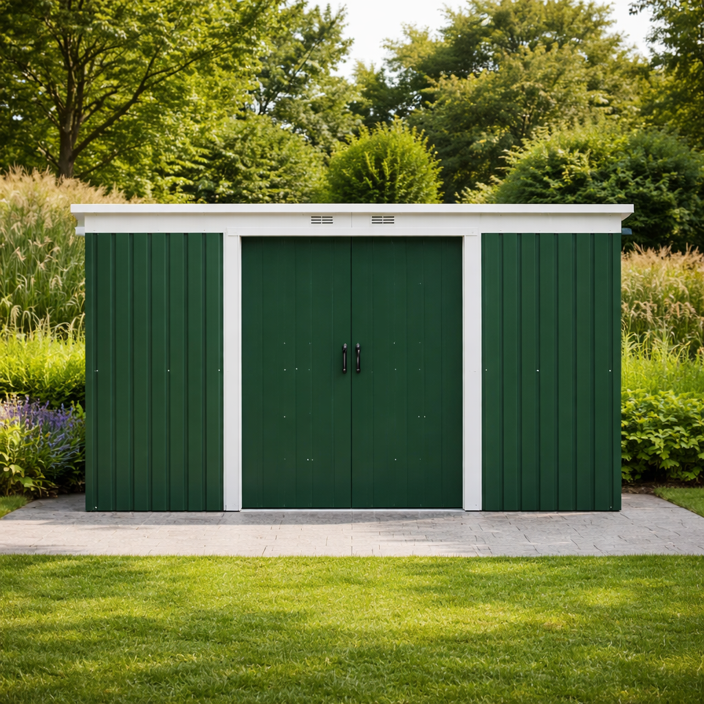 Abri de Jardin en Acier 3,6 m² 280 x 130 x 172 cm