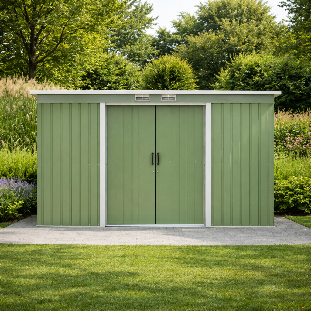 Abri de Jardin en Acier 3,6 m² 280 x 130 x 172 cm