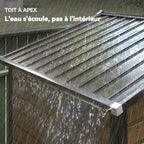 Abri de Jardin en Acier 2,36 m² 213x120x194 cm